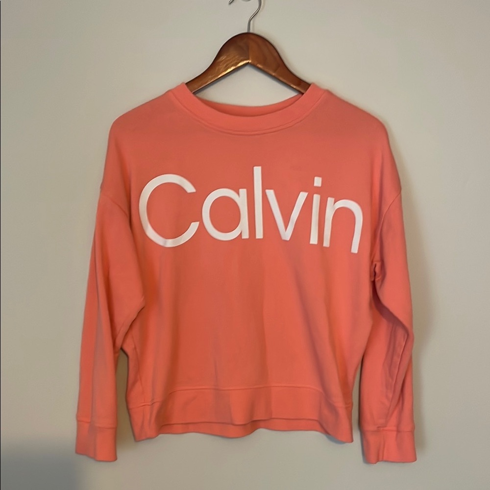 Calvin Coral Sweatshirt